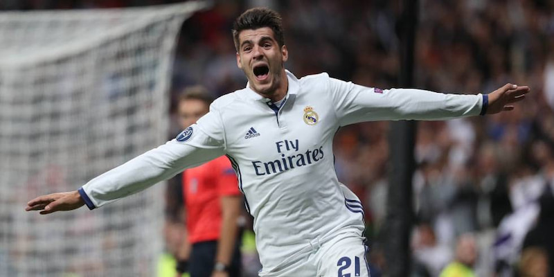 Cầu thủ Alvaro Morata để lại nhiều khoảnh khắc đáng nhớ trong những ngày đầu ở Real Madrid